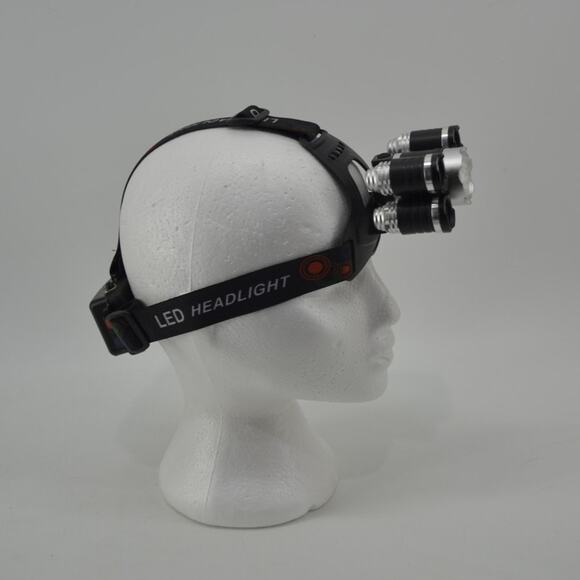 Hiking Headlight LED Light Head Torch Rechargeable Head - Picture 6 of 11